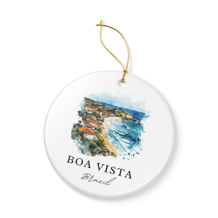 Boa Vista Brazil Ornament: Unique Boa Vista Souvenir, Boa Vista Brazil Xmas Decor, and Authentic Boa Vista Gift
