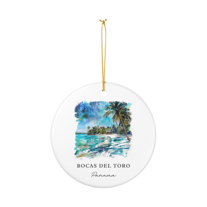 Bocas del Toro Ornament: Unique Bocas del Toro Souvenir, Bocas del Toro Xmas Decor, and Authentic Bocas del Toro Gift