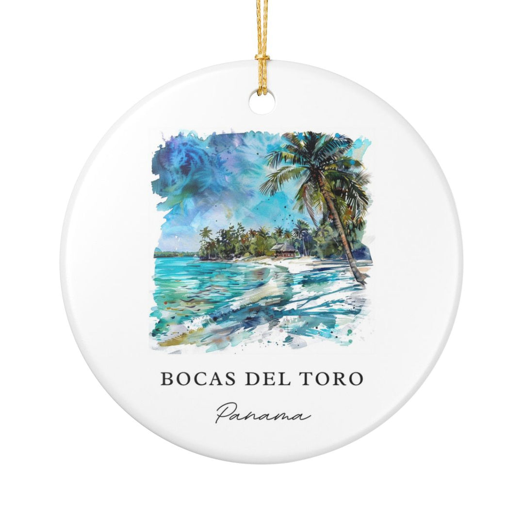 Bocas del Toro Ornament: Unique Bocas del Toro Souvenir, Bocas del Toro Xmas Decor, and Authentic Bocas del Toro Gift