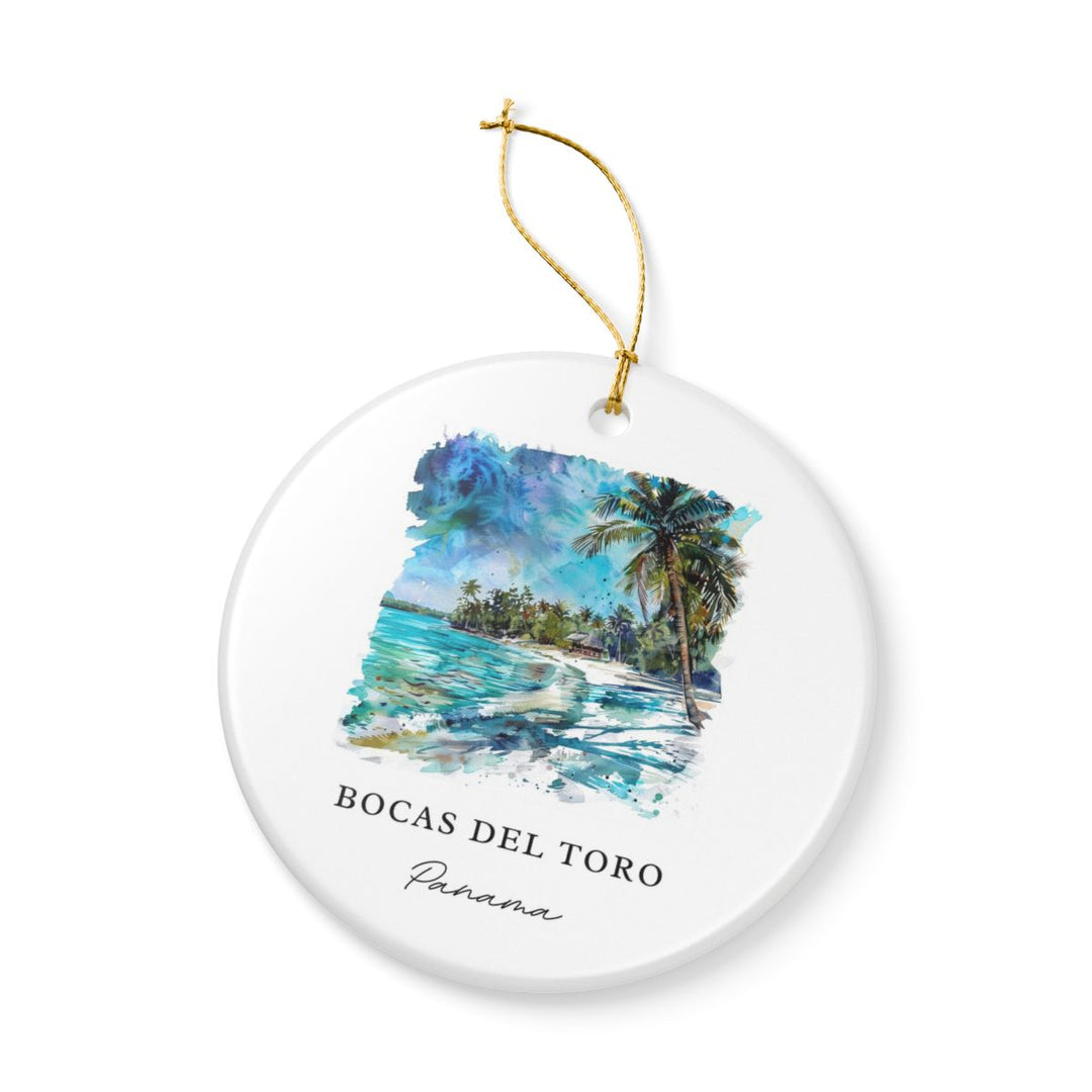 Bocas del Toro Ornament: Unique Bocas del Toro Souvenir, Bocas del Toro Xmas Decor, and Authentic Bocas del Toro Gift