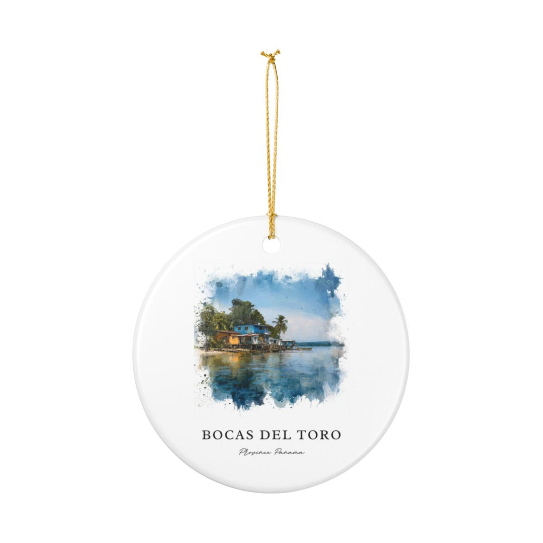 Bocas del Toro Province Panama Ornament: Unique Bocas del Toro Province Panama Souvenir, Bocas del Toro Province Panama Xmas Decor, and Authentic Bocas del Toro Province Panama Gift