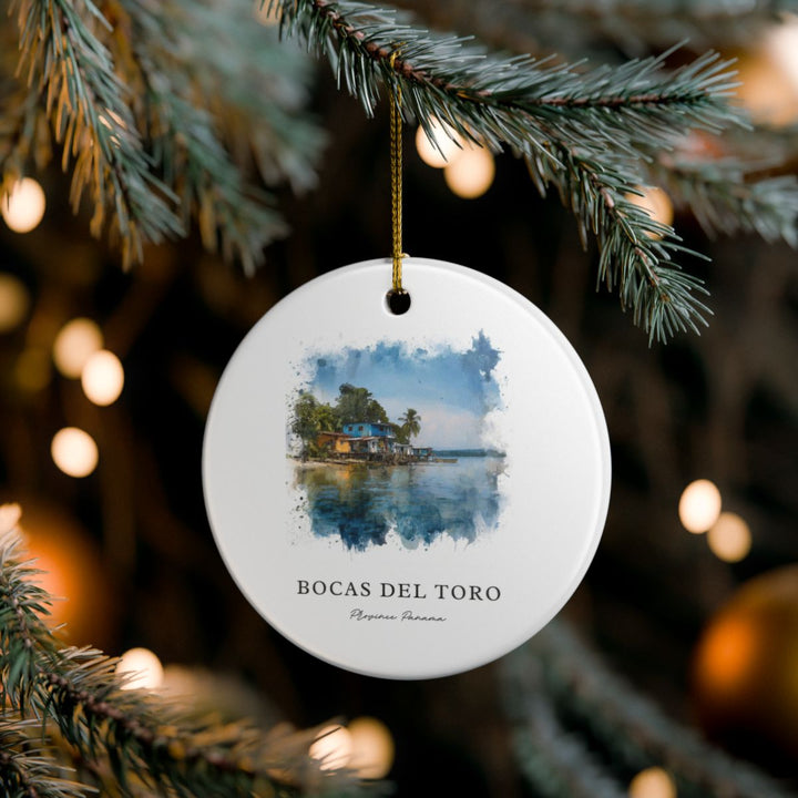 Bocas del Toro Province Panama Ornament: Unique Bocas del Toro Province Panama Souvenir, Bocas del Toro Province Panama Xmas Decor, and Authentic Bocas del Toro Province Panama Gift