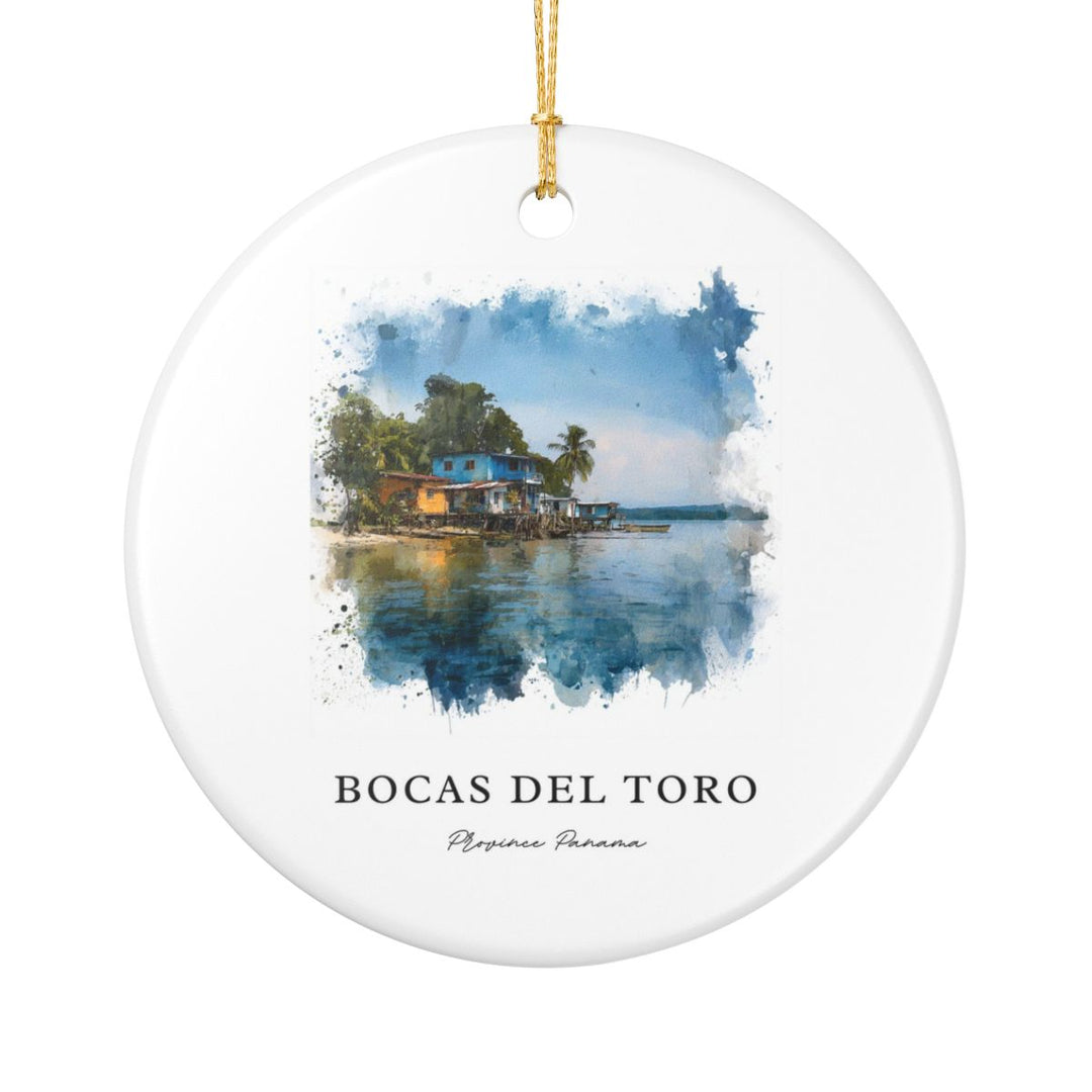 Bocas del Toro Province Panama Ornament: Unique Bocas del Toro Province Panama Souvenir, Bocas del Toro Province Panama Xmas Decor, and Authentic Bocas del Toro Province Panama Gift