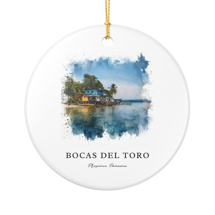 Bocas del Toro Province Panama Ornament: Unique Bocas del Toro Province Panama Souvenir, Bocas del Toro Province Panama Xmas Decor, and Authentic Bocas del Toro Province Panama Gift
