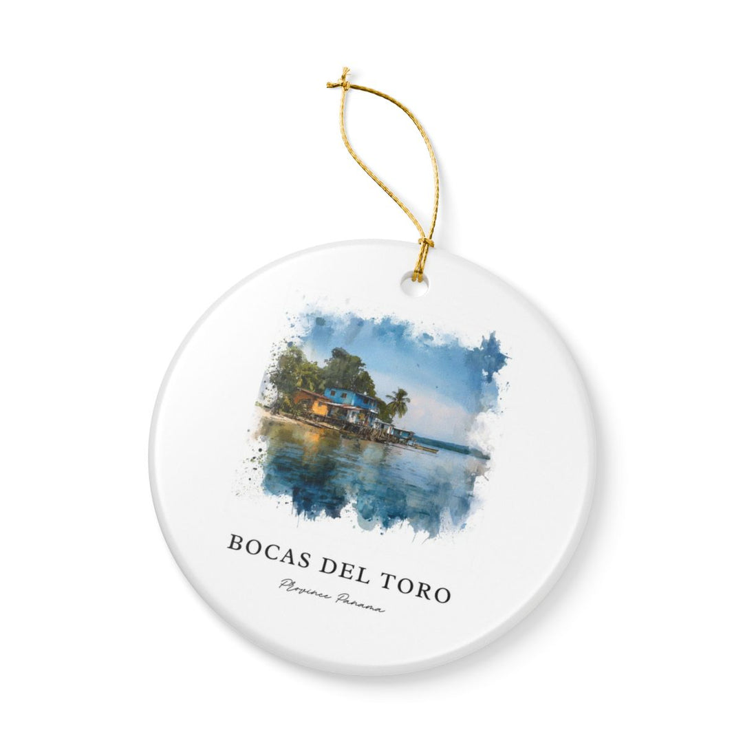 Bocas del Toro Province Panama Ornament: Unique Bocas del Toro Province Panama Souvenir, Bocas del Toro Province Panama Xmas Decor, and Authentic Bocas del Toro Province Panama Gift