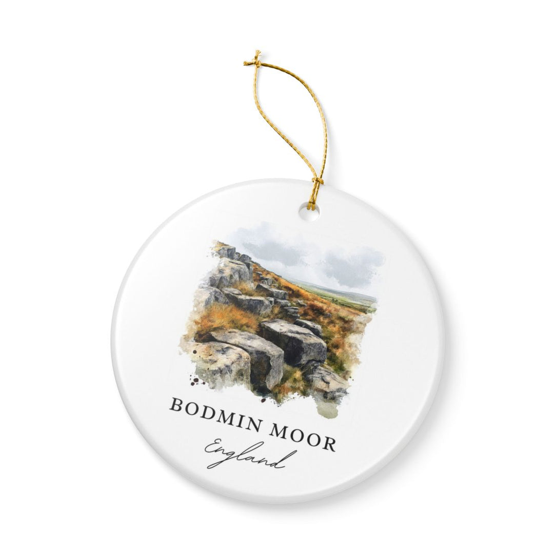 Bodmin Moor England Ornament: Unique Bodmin Moor Souvenir, Bodmin Moor England Xmas Decor, and Authentic Bodmin Moor Gift