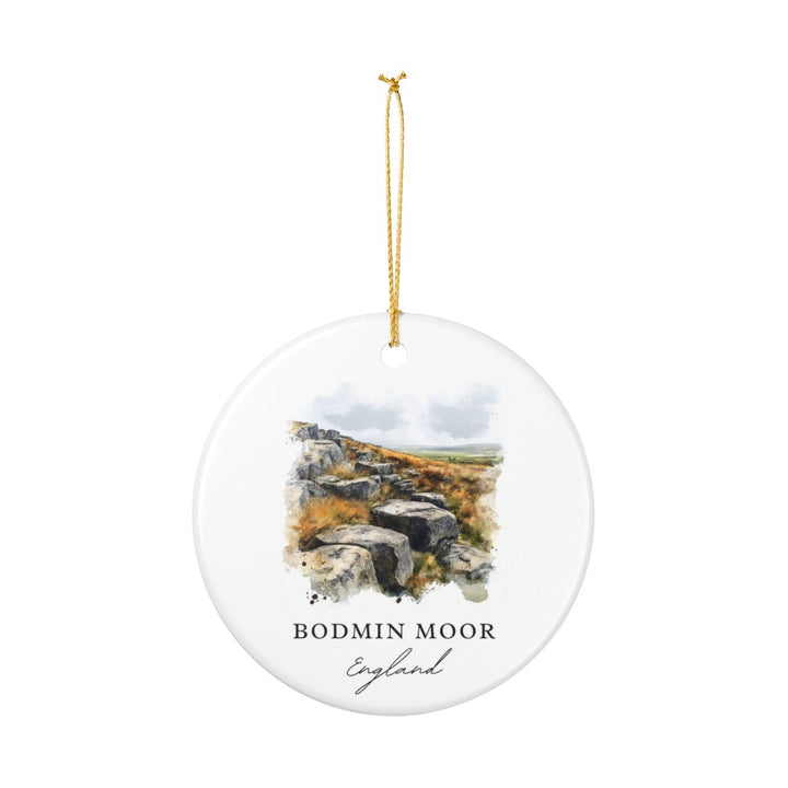 Bodmin Moor England Ornament: Unique Bodmin Moor Souvenir, Bodmin Moor England Xmas Decor, and Authentic Bodmin Moor Gift