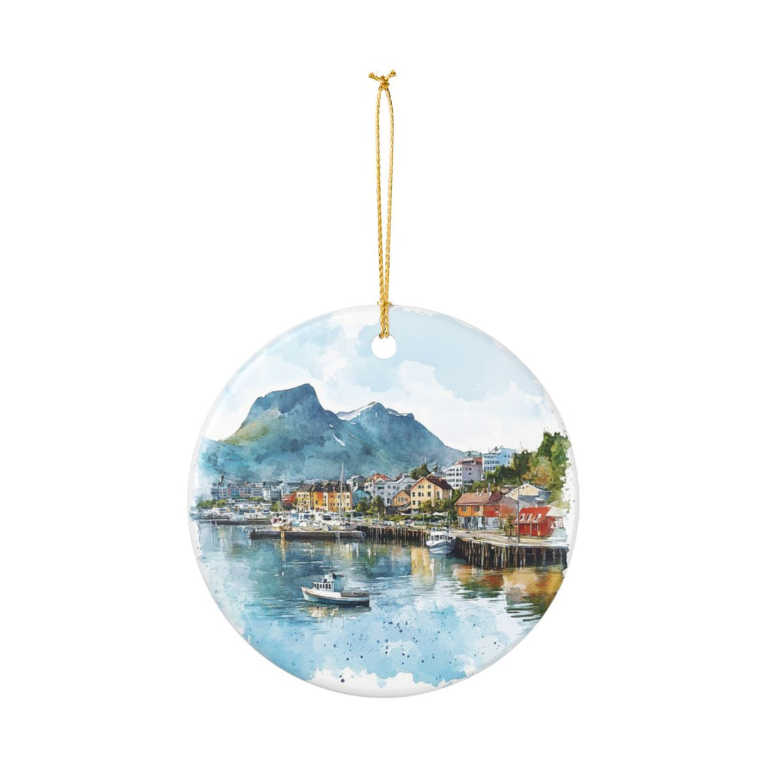 Bodø Ornament: Unique Bodø Souvenir, Bodø Xmas Decor, and Authentic Bodø Gift