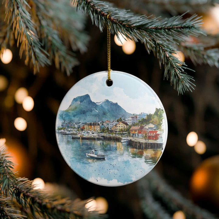 Bodø Ornament: Unique Bodø Souvenir, Bodø Xmas Decor, and Authentic Bodø Gift