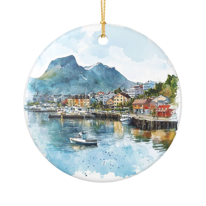 Bodø Ornament: Unique Bodø Souvenir, Bodø Xmas Decor, and Authentic Bodø Gift