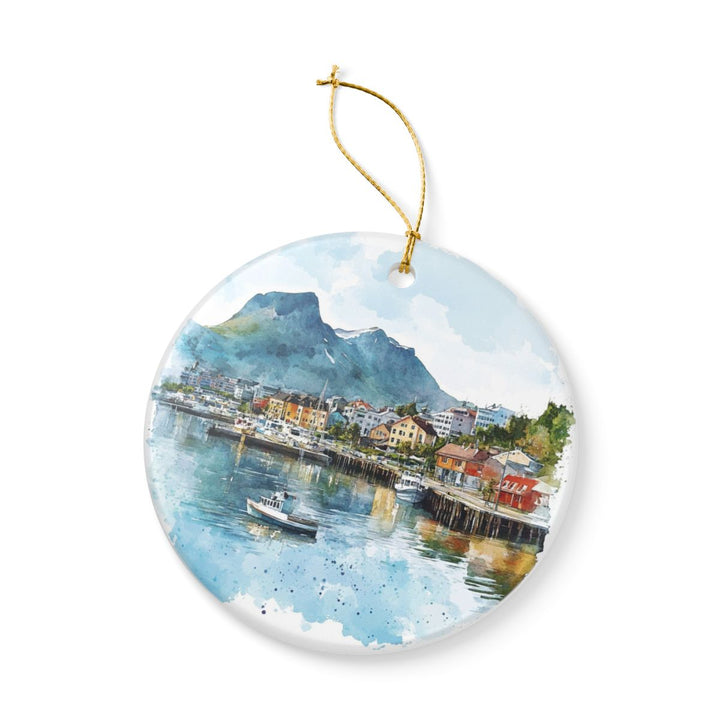 Bodø Ornament: Unique Bodø Souvenir, Bodø Xmas Decor, and Authentic Bodø Gift