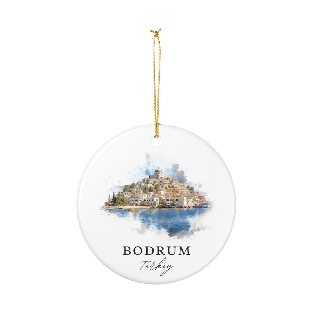 Bodrum Turkey Ornament: Unique Bodrum Souvenir, Bodrum Turkey Xmas Decor, and Authentic Bodrum Gift