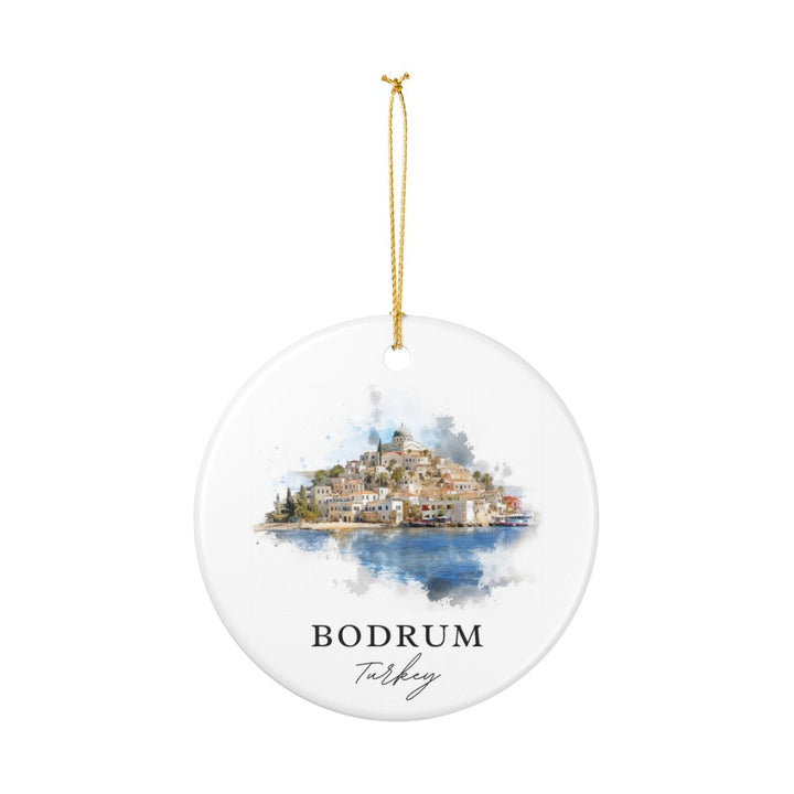 Bodrum Turkey Ornament: Unique Bodrum Souvenir, Bodrum Turkey Xmas Decor, and Authentic Bodrum Gift