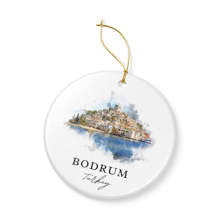 Bodrum Turkey Ornament: Unique Bodrum Souvenir, Bodrum Turkey Xmas Decor, and Authentic Bodrum Gift