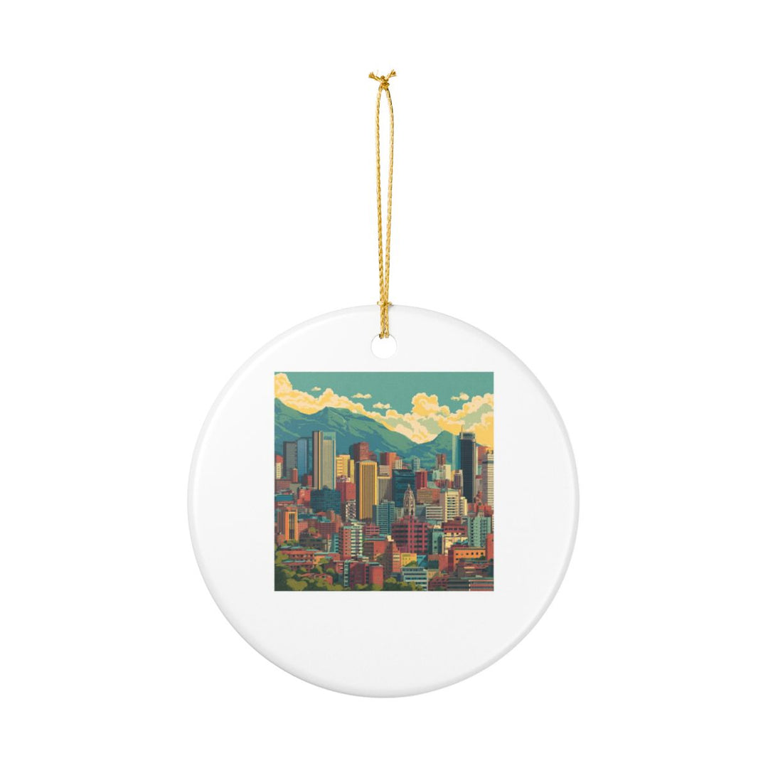Bogota Colombia Ornament: Unique Bogota Souvenir, Bogota Colombia Xmas Decor, and Authentic Bogota Gift