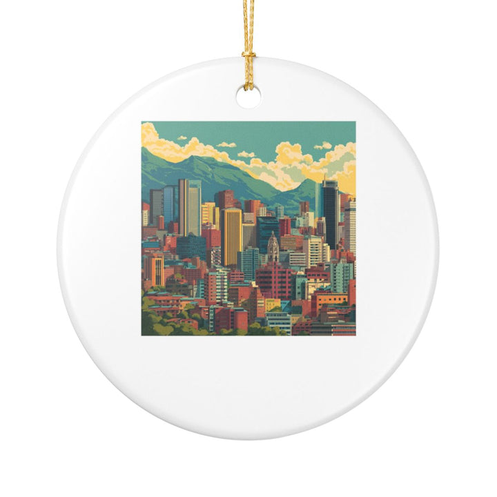 Bogota Colombia Ornament: Unique Bogota Souvenir, Bogota Colombia Xmas Decor, and Authentic Bogota Gift