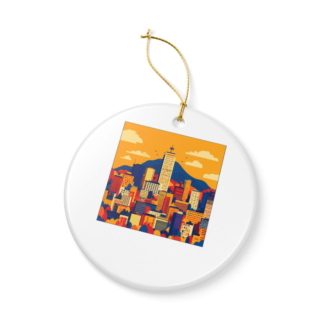 Bogota Colombia Ornament: Unique Bogota Souvenir, Bogota Colombia Xmas Decor, and Authentic Bogota Gift