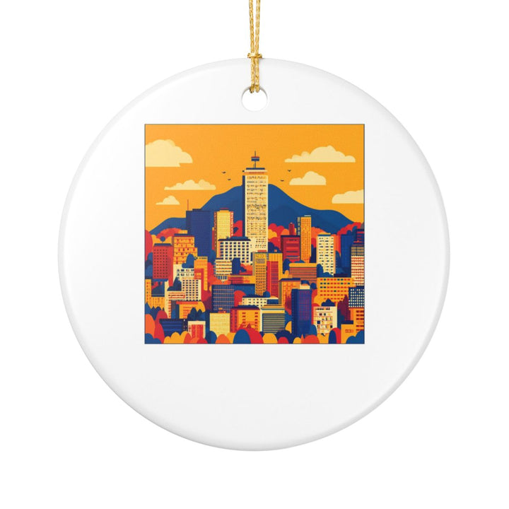 Bogota Colombia Ornament: Unique Bogota Souvenir, Bogota Colombia Xmas Decor, and Authentic Bogota Gift