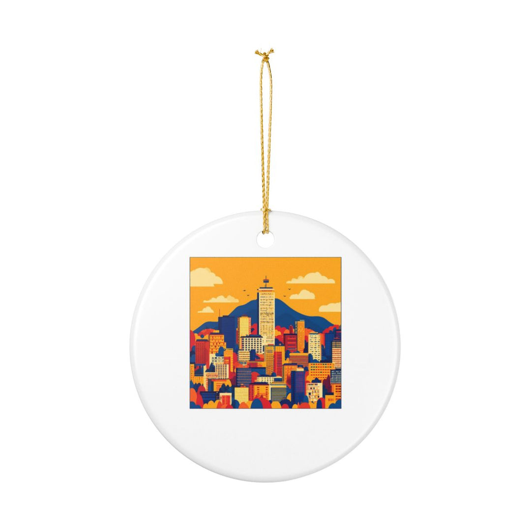 Bogota Colombia Ornament: Unique Bogota Souvenir, Bogota Colombia Xmas Decor, and Authentic Bogota Gift