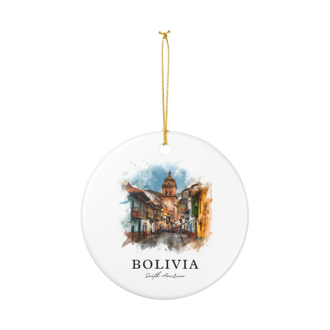 Bolivia Bolivia Ornament: Unique Bolivia Souvenir, Bolivia Bolivia Xmas Decor, and Authentic Bolivia Gift