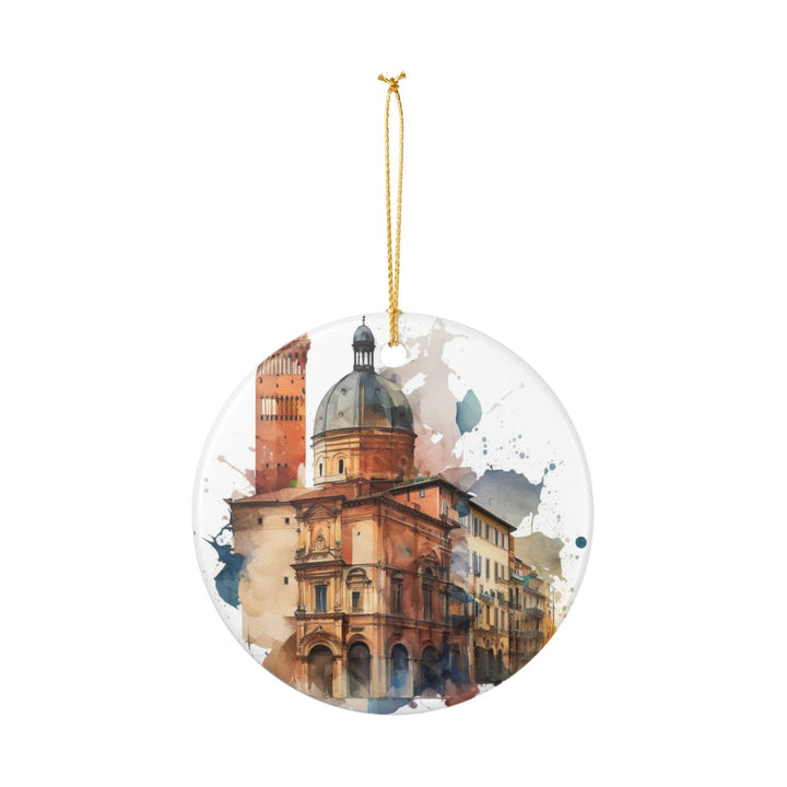 Bologna Italy Ornament: Unique Bologna Souvenir, Bologna Italy Xmas Decor, and Authentic Bologna Gift