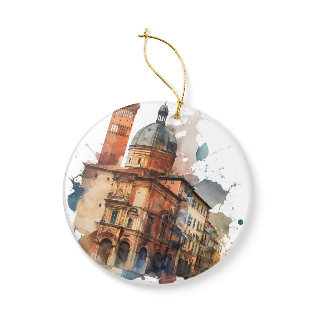 Bologna Italy Ornament: Unique Bologna Souvenir, Bologna Italy Xmas Decor, and Authentic Bologna Gift