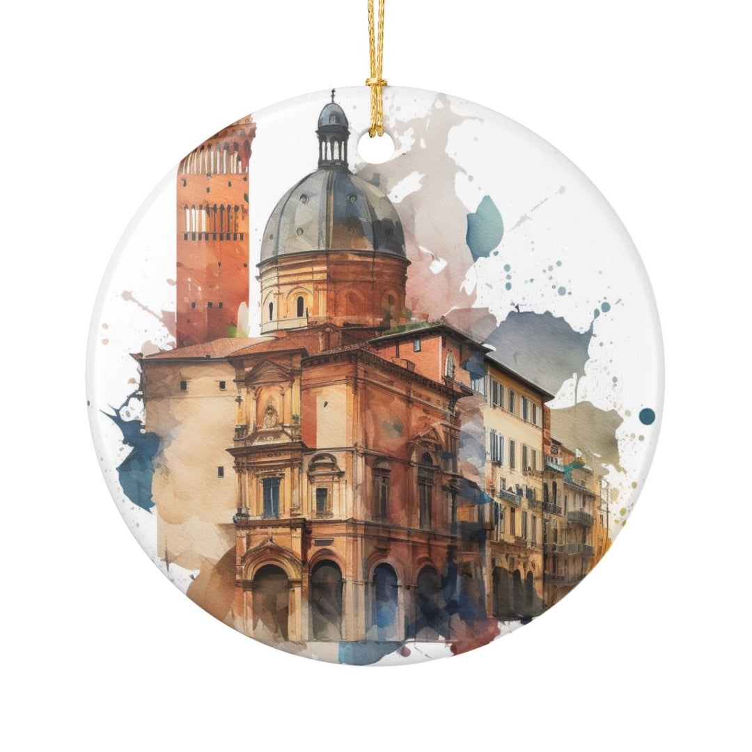 Bologna Italy Ornament: Unique Bologna Souvenir, Bologna Italy Xmas Decor, and Authentic Bologna Gift