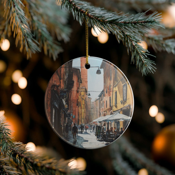Bologna Ornament: Unique Bologna Souvenir, Bologna Xmas Decor, and Authentic Bologna Gift