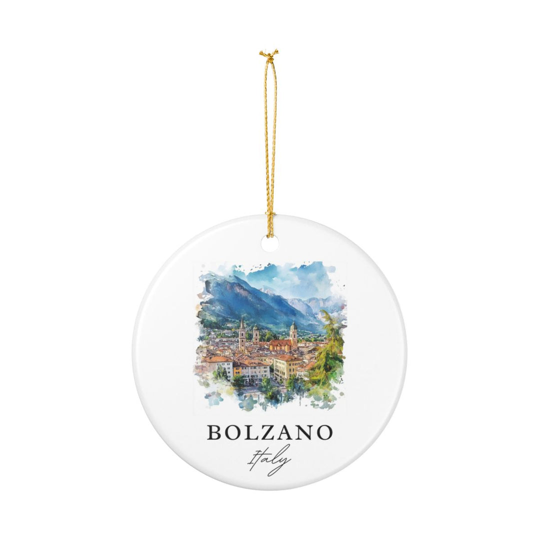 Bolzano Italy Ornament: Unique Bolzano Souvenir, Bolzano Italy Xmas Decor, and Authentic Bolzano Gift