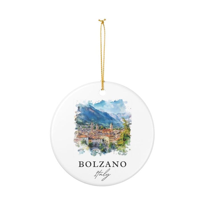 Bolzano Italy Ornament: Unique Bolzano Souvenir, Bolzano Italy Xmas Decor, and Authentic Bolzano Gift