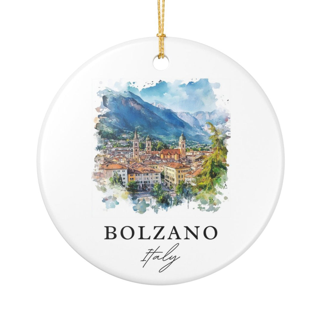 Bolzano Italy Ornament: Unique Bolzano Souvenir, Bolzano Italy Xmas Decor, and Authentic Bolzano Gift