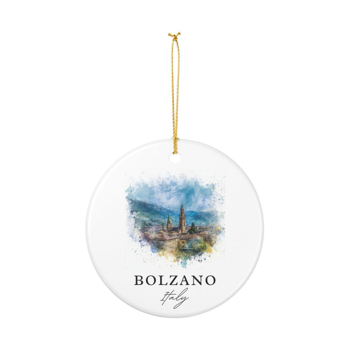 Bolzano Italy Ornament: Unique Bolzano Souvenir, Bolzano Italy Xmas Decor, and Authentic Bolzano Gift