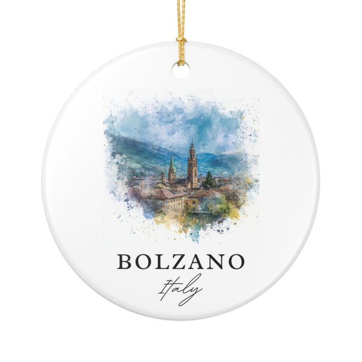 Bolzano Italy Ornament: Unique Bolzano Souvenir, Bolzano Italy Xmas Decor, and Authentic Bolzano Gift