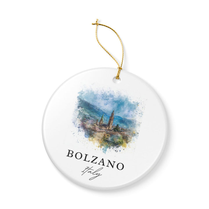 Bolzano Italy Ornament: Unique Bolzano Souvenir, Bolzano Italy Xmas Decor, and Authentic Bolzano Gift