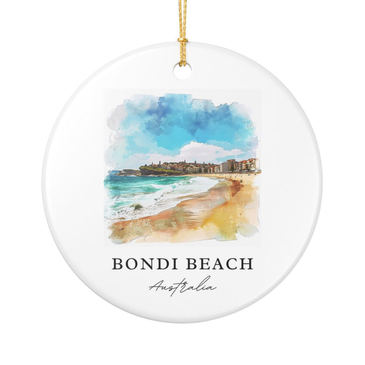 Bondi Beach Ornament: Unique Bondi Beach Souvenir, Bondi Beach Xmas Decor, and Authentic Bondi Beach Gift