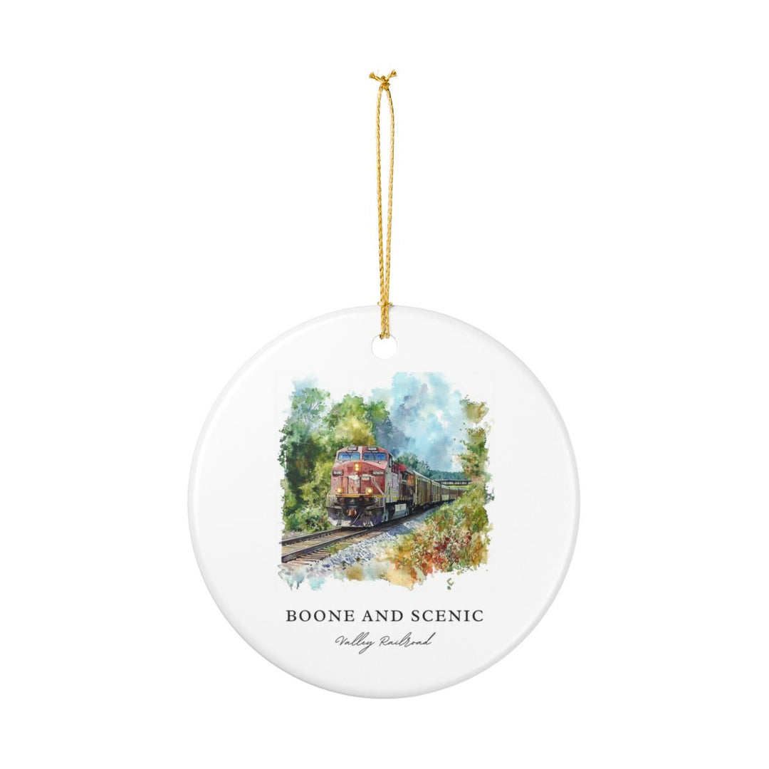 Boone and Scenic Valley Railroad Iowa USA Ornament: Unique Boone and Scenic Valley Railroad Souvenir, Boone and Scenic Valley Railroad Iowa Xmas Decor, and Authentic Boone and Scenic Valley Railroad Gift