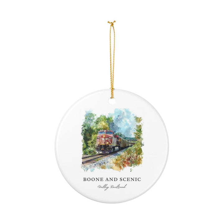 Boone and Scenic Valley Railroad Iowa USA Ornament: Unique Boone and Scenic Valley Railroad Souvenir, Boone and Scenic Valley Railroad Iowa Xmas Decor, and Authentic Boone and Scenic Valley Railroad Gift
