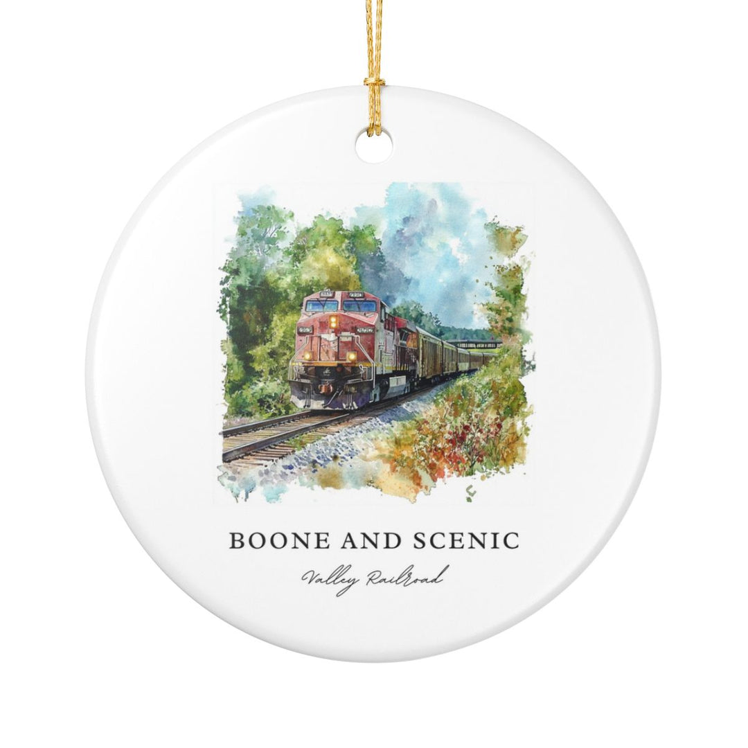 Boone and Scenic Valley Railroad Iowa USA Ornament: Unique Boone and Scenic Valley Railroad Souvenir, Boone and Scenic Valley Railroad Iowa Xmas Decor, and Authentic Boone and Scenic Valley Railroad Gift