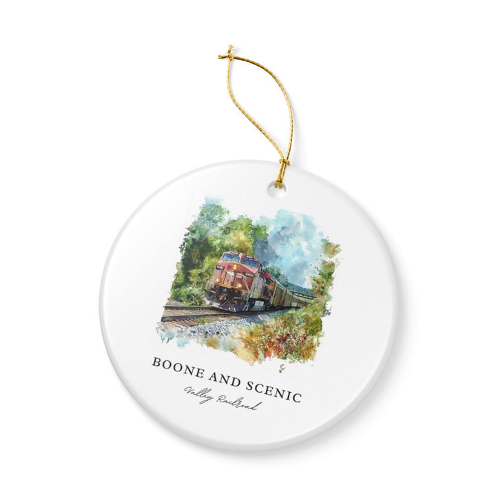 Boone and Scenic Valley Railroad Iowa USA Ornament: Unique Boone and Scenic Valley Railroad Souvenir, Boone and Scenic Valley Railroad Iowa Xmas Decor, and Authentic Boone and Scenic Valley Railroad Gift