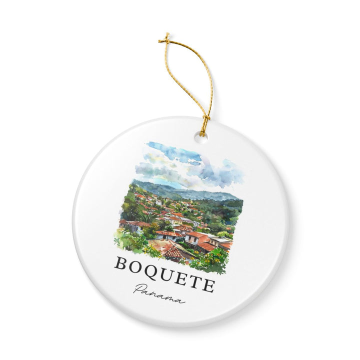 Boquete Ornament: Unique Boquete Souvenir, Boquete Xmas Decor, and Authentic Boquete Gift