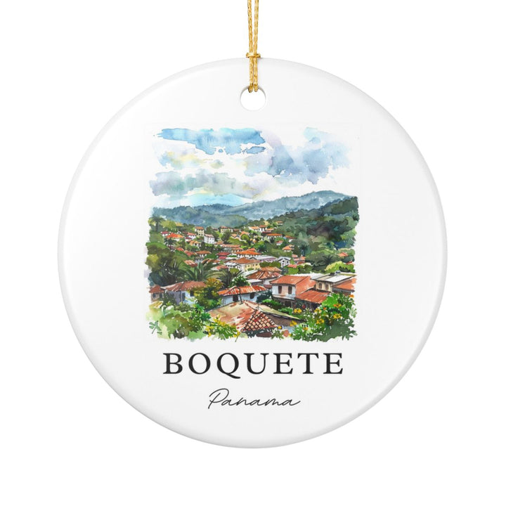 Boquete Ornament: Unique Boquete Souvenir, Boquete Xmas Decor, and Authentic Boquete Gift