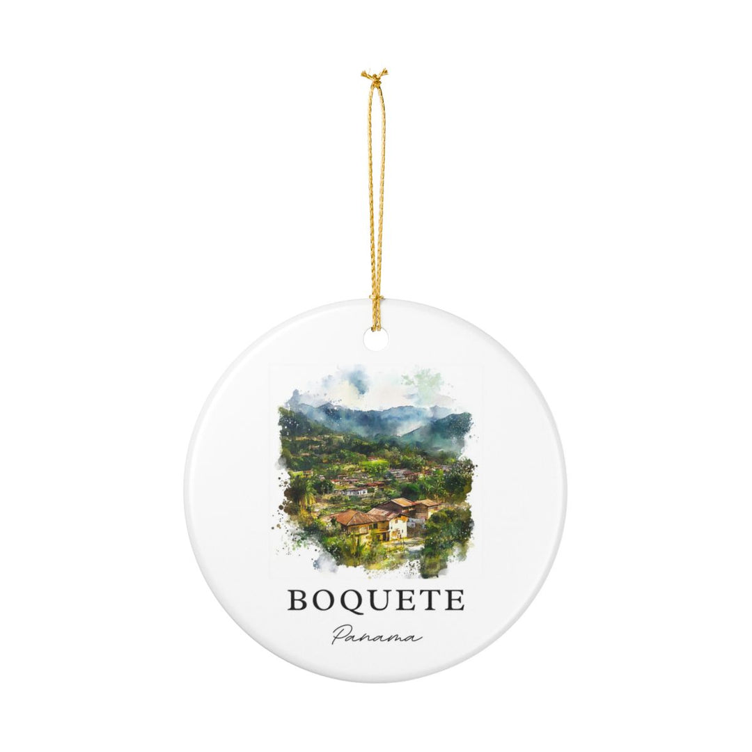 Boquete Ornament: Unique Boquete Souvenir, Boquete Xmas Decor, and Authentic Boquete Gift