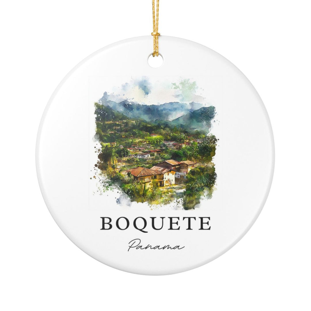 Boquete Ornament: Unique Boquete Souvenir, Boquete Xmas Decor, and Authentic Boquete Gift