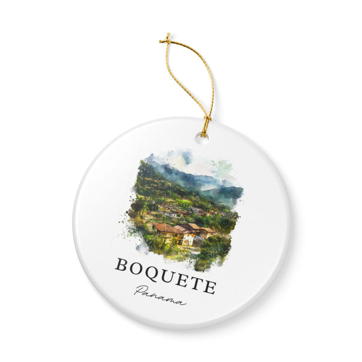 Boquete Ornament: Unique Boquete Souvenir, Boquete Xmas Decor, and Authentic Boquete Gift