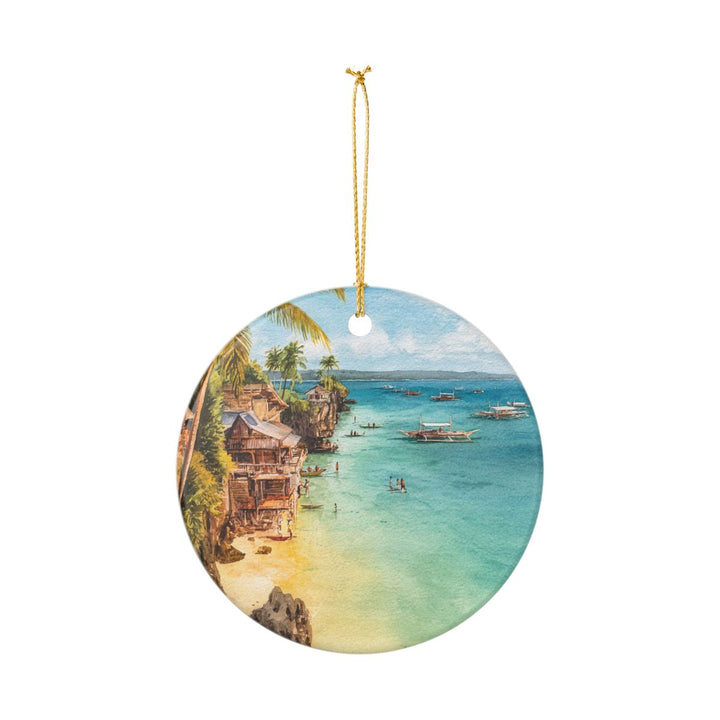 Boracay Philippines Ornament: Unique Boracay Philippines Souvenir, Boracay Philippines Xmas Decor, and Authentic Boracay Philippines Gift