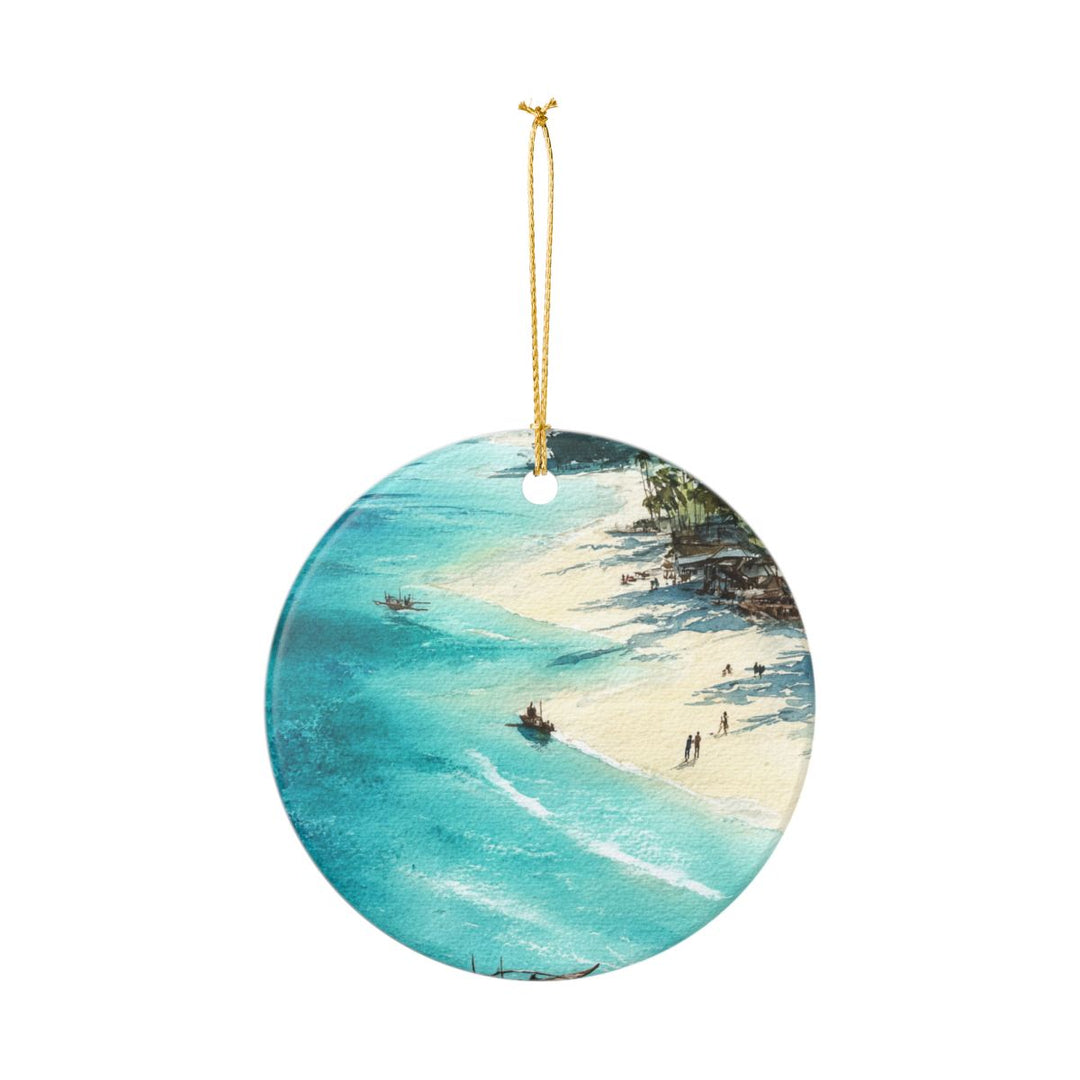 Boracay Philippines Ornament: Unique Boracay Philippines Souvenir, Boracay Philippines Xmas Decor, and Authentic Boracay Philippines Gift