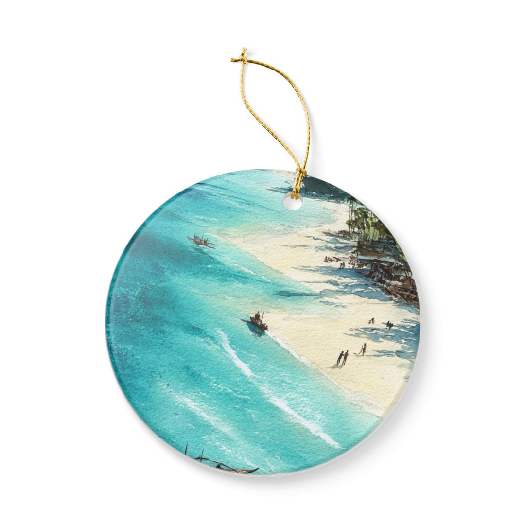 Boracay Philippines Ornament: Unique Boracay Philippines Souvenir, Boracay Philippines Xmas Decor, and Authentic Boracay Philippines Gift