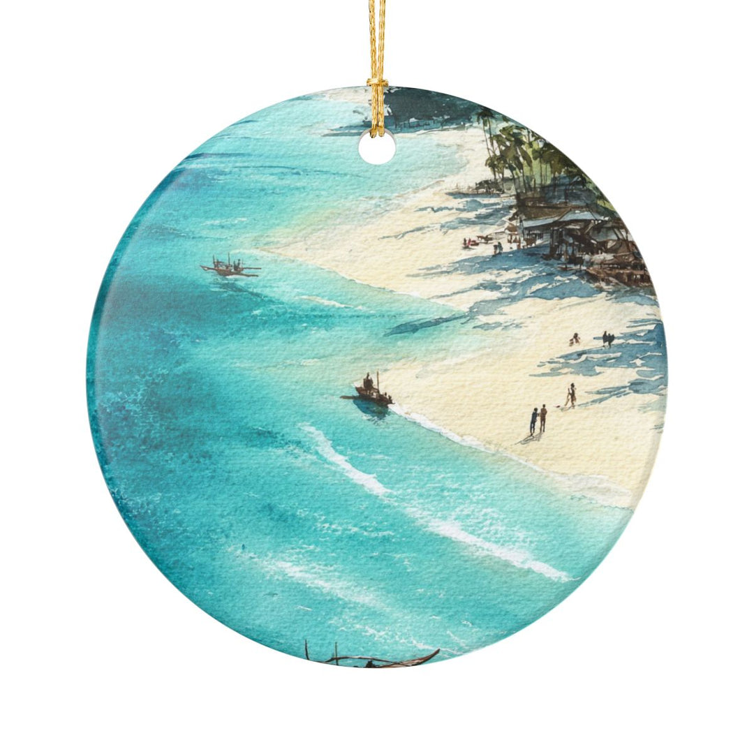 Boracay Philippines Ornament: Unique Boracay Philippines Souvenir, Boracay Philippines Xmas Decor, and Authentic Boracay Philippines Gift