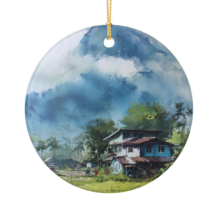 Borneo Malaysia Ornament: Unique Borneo Souvenir, Borneo Malaysia Xmas Decor, and Authentic Borneo Gift