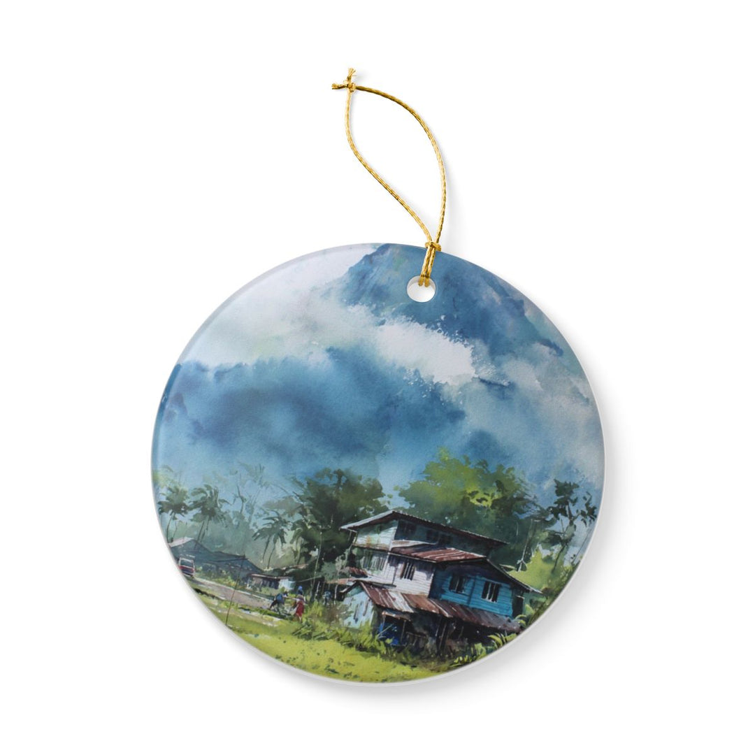 Borneo Malaysia Ornament: Unique Borneo Souvenir, Borneo Malaysia Xmas Decor, and Authentic Borneo Gift